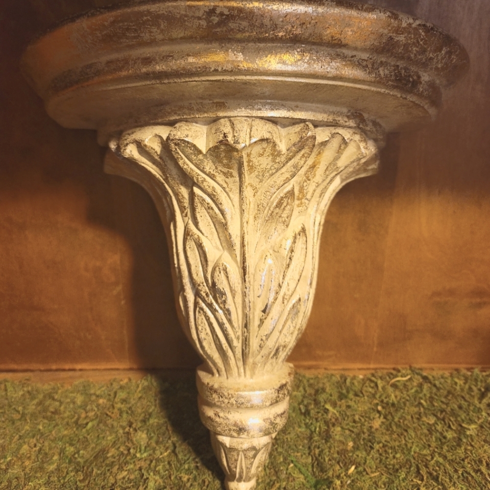 Distressed finish Wall shelf